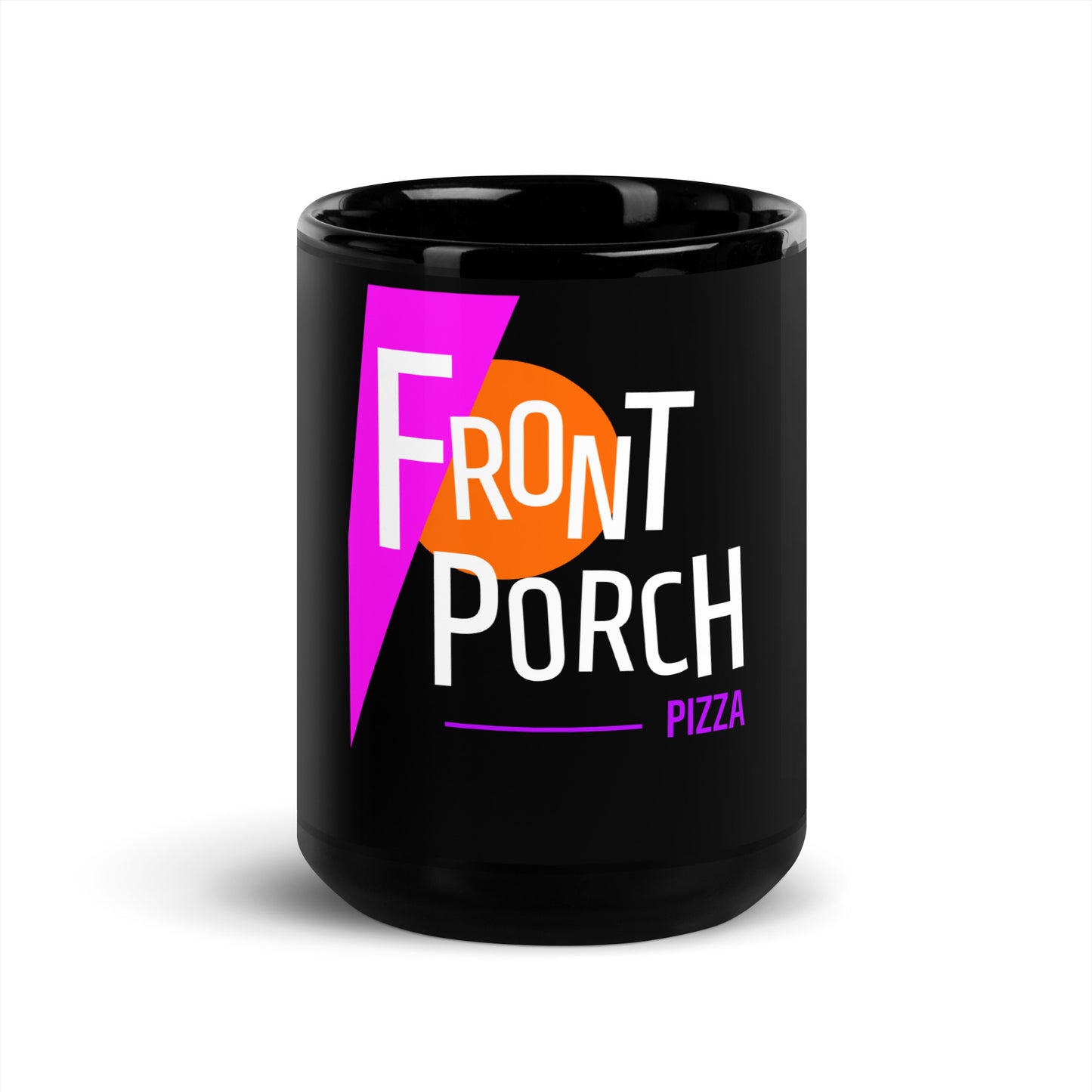 Front Porch Pizza 'OG' Black Glossy Mug